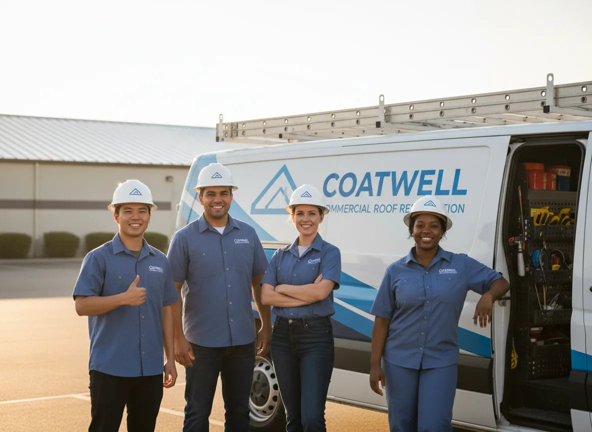 Commercial roof coating company in West Newton, MA